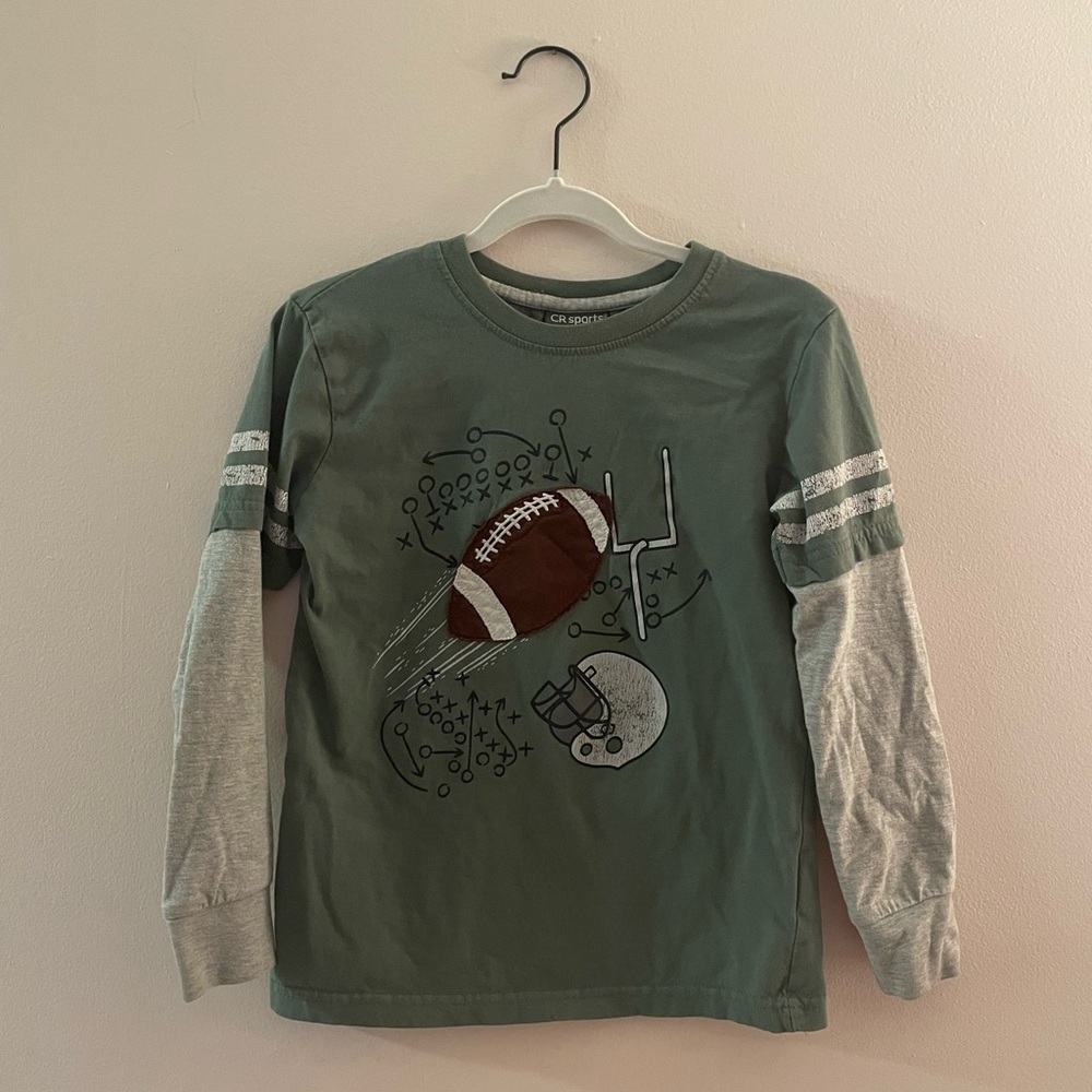 Football long sleeve T-shirt